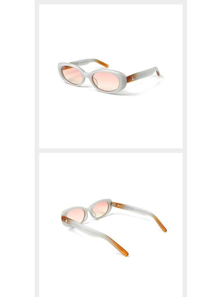 BANDEON.S Unisex Sonnenbrille mit ovalem Rahmen - Hochwertiger UV-Schutz, Promi-Stil