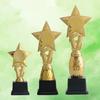Trophies Fidgets Pentagrams Star Plastic Trophies Bulk Durability Golden Medals Sports Meeting Ornament