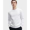FILA 2023 Winter New Knit Crew Neck Pullover Business Antibacterial Sweatshirt Men sweatshirt Jade-White F11M342203FWT