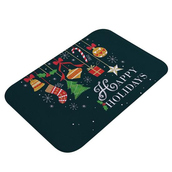 Anti-slip Waterproof Christmas Doormat Bathroom Kitchen Floor Mat Carpet Cushion