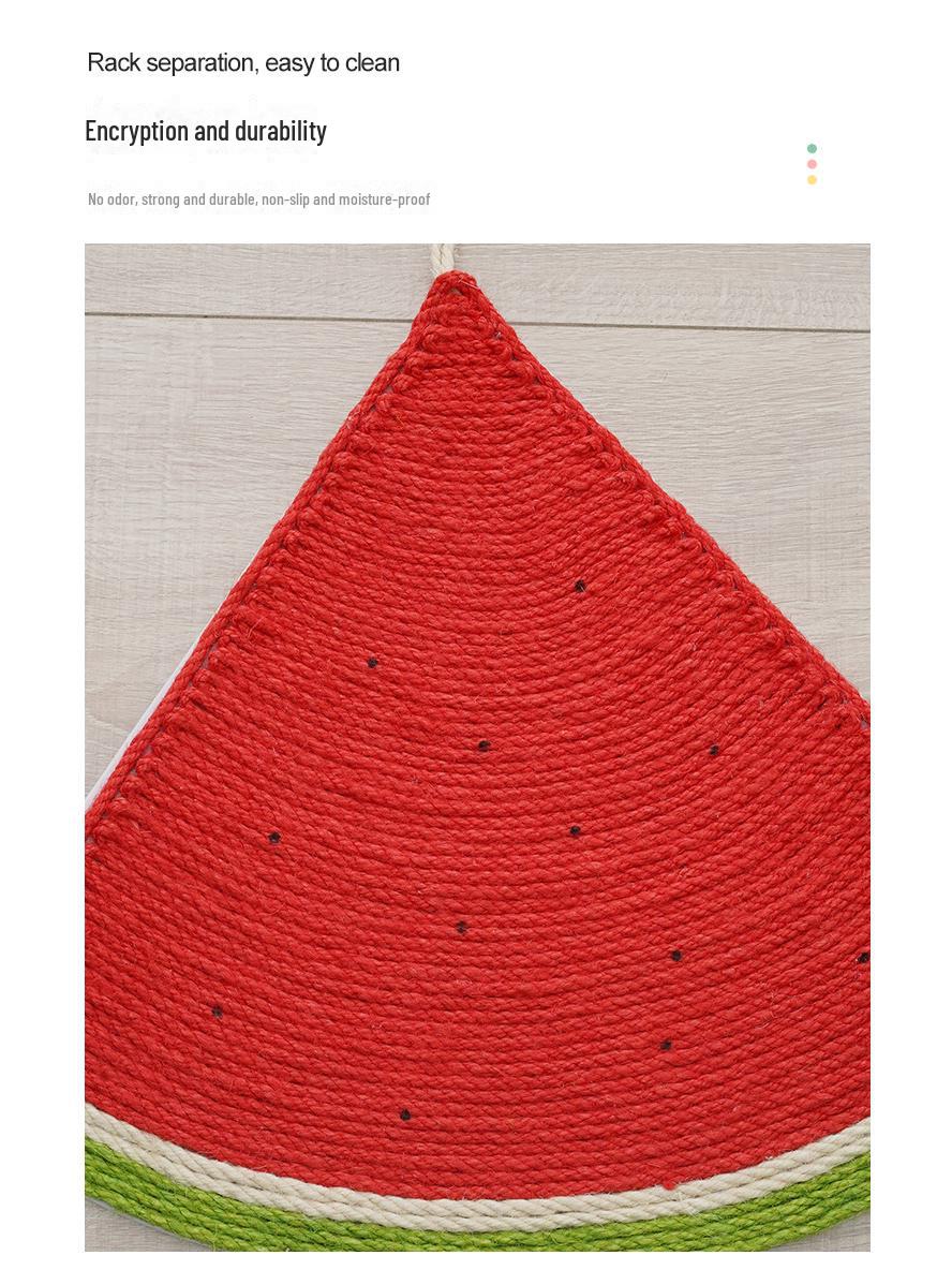 

Набор игрушек для кошек Meowxianer с арбузной доской и ковриком из конопли