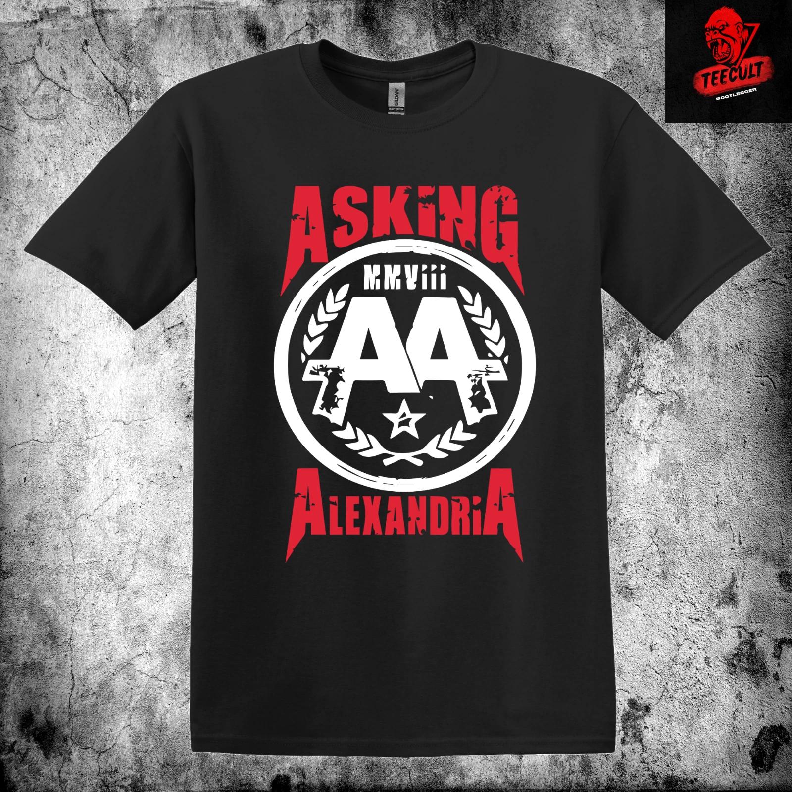 Men s and Women s T-shirts Asking Alexandria Metal Rock Band Tee Unisex Heavy Cotton M