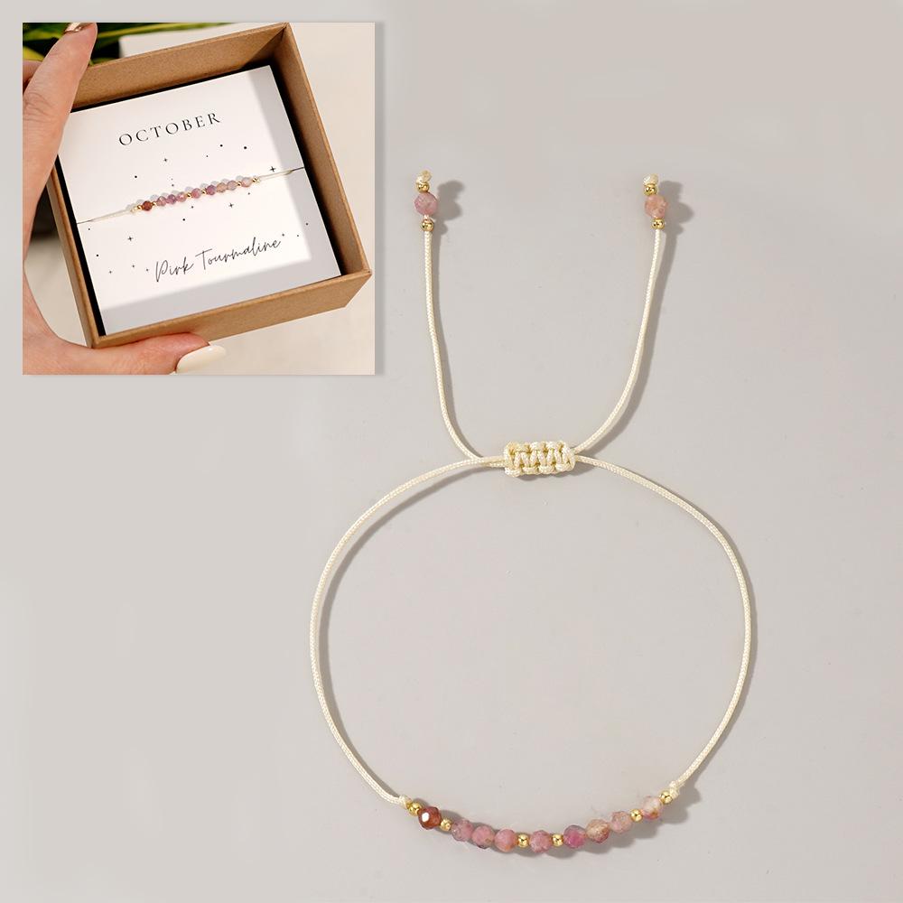 Garnet Stone Bracelet - Unique Design for Daily Wear, Trendy Birthstone Jewelry