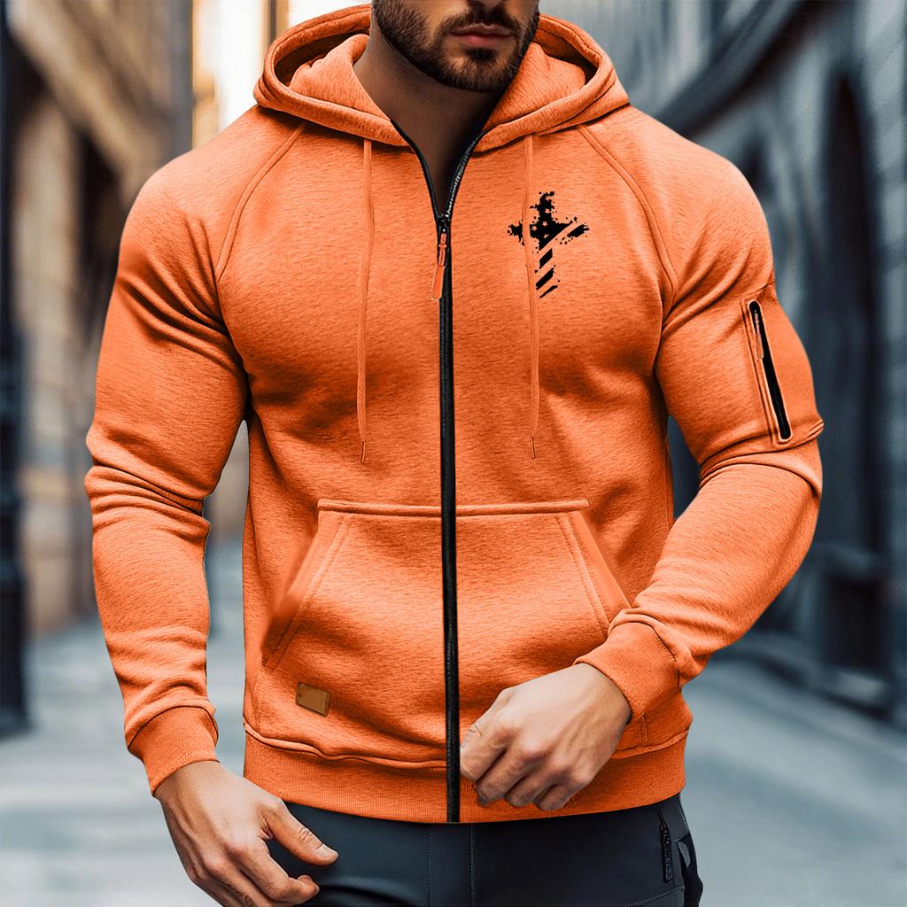 Hooded Sports Tracksuit Unisex Running Outfits Long Sleeve Pullover Hoodies Sweatshirt