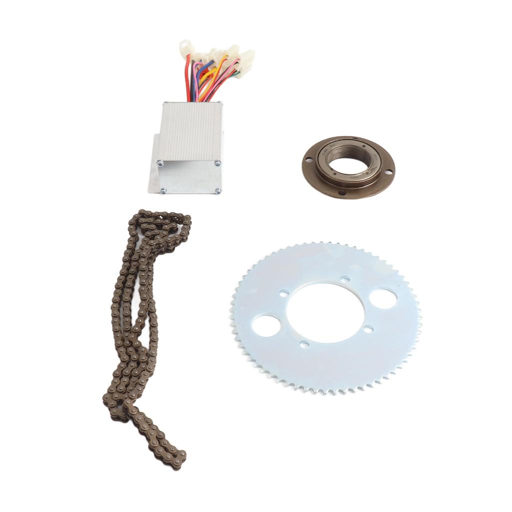 Electric Bike Motor Set  Fully Equipped 24V 250W Aluminum Alloy Electric Bike Brushed Motor High Speed for Conversion