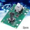2Pcs Solar Lamp String Controller Module Circuit Board with 8 Kinds Light Mode and Switch 1.2V