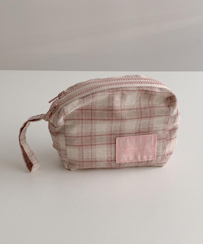 Nuaname Dual Zipper Pouch Pure Blanche