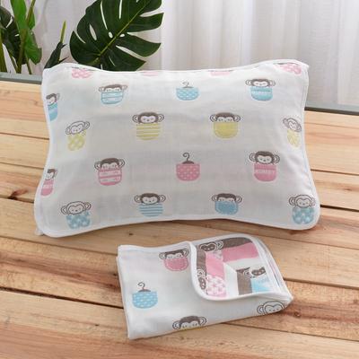 2 Piece Cartoon Toddler Pillow Towel Bed Decorative Pillowcase For Infant Children Sleeping Support Case Soft Baby Pillow Cover