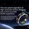 R12 Smart Ring with Color Display Screen and Touch, Charging Box,Health Manager, 5 ATM Waterproof Smartring For Men Women