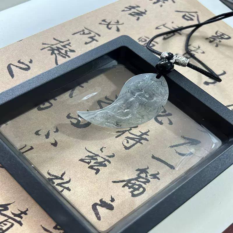 Trendy Woven Jade Safety Buckle Necklace for Students & Couples