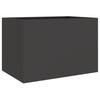 Vidaxl Donica, Czarna, 62X40X39 Cm, Stal