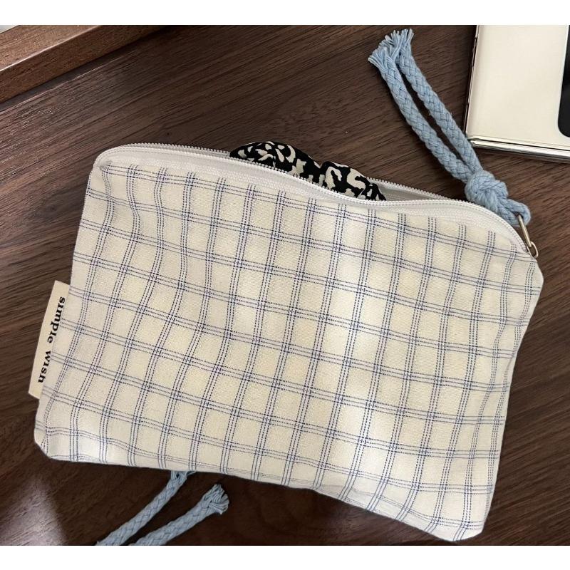 Mini-Baumwoll-Blumen-Organizer-Taschen für Damen, kleine Stoff-Kosmetik-Make-up-Tasche, kleine Geldbörse, Münzfach, Kinder-Kosmetiketui