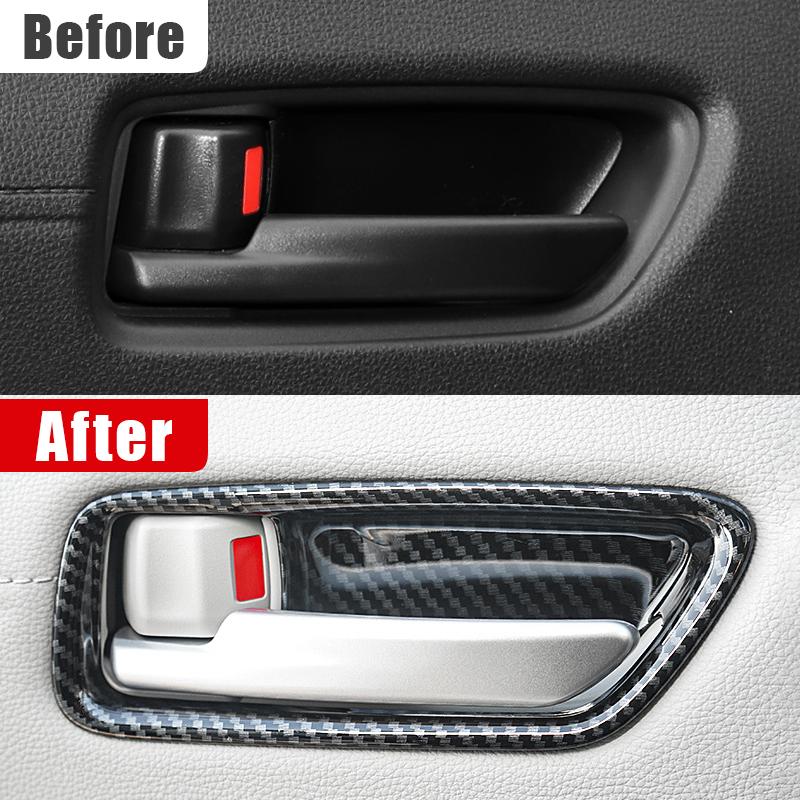 For Toyota Corolla Cross Xg10    2024 2025 Hybrid Car Inner Door Handle Bowl Cover Trim 3d Trims Accessories
