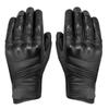 Full Leather Gloves Anti Slip Cold Weather Riding Gloves for Motorcycle Driving Black L