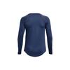 Under Armour Mesh Training Long Sleeve Raglan T-Shirt Women Tops Blue 1368367-404