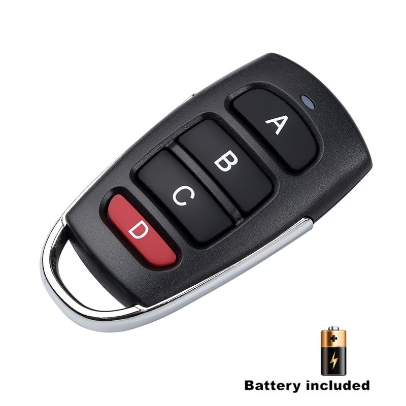 433Mhz RF Drahtlose Fernbedienung 4 Tasten Code kopieren Garagentor Tor Duplizierer für Entfernung Elektrischer Garagentor Controller
