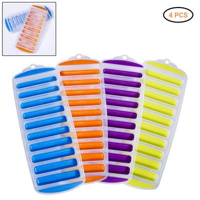 Silicone Ice Stick Cube Trays Easy Push and Out Ice Stick Cube Molds Water Bottle Ice Stick Tray