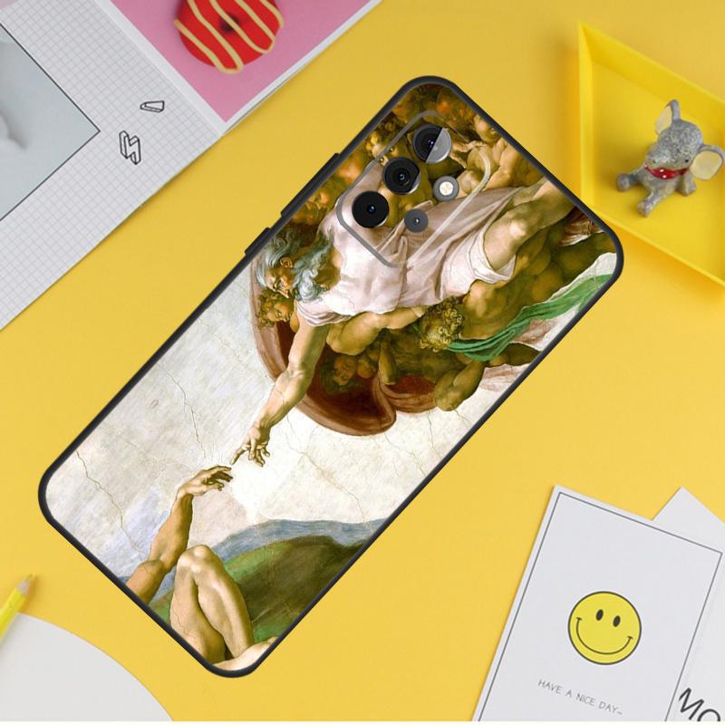 Renaissance Art Paint Cover For Samsung Galaxy A34 A35 A14 A15 A25 A53 A33 A13 A52 A32 A12 A51 A71 A54 A55 Case