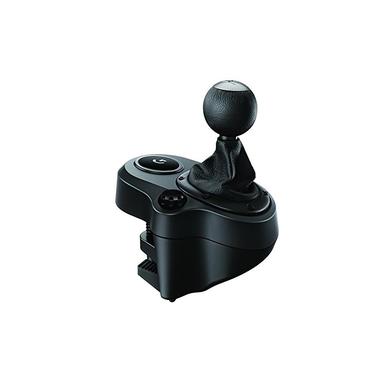 Logitech G Shifter LPST-14900 - Tested and Compatible with Gran Turismo 7, PS5, PS4, PC, G29, G923, Etc. - Racing Steering Wheel, 6-speed Shift Lever,