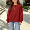 Boys and Girls Christmas Hoodie Sweatshirt Casual Comfortable Pullover Top for Holiday