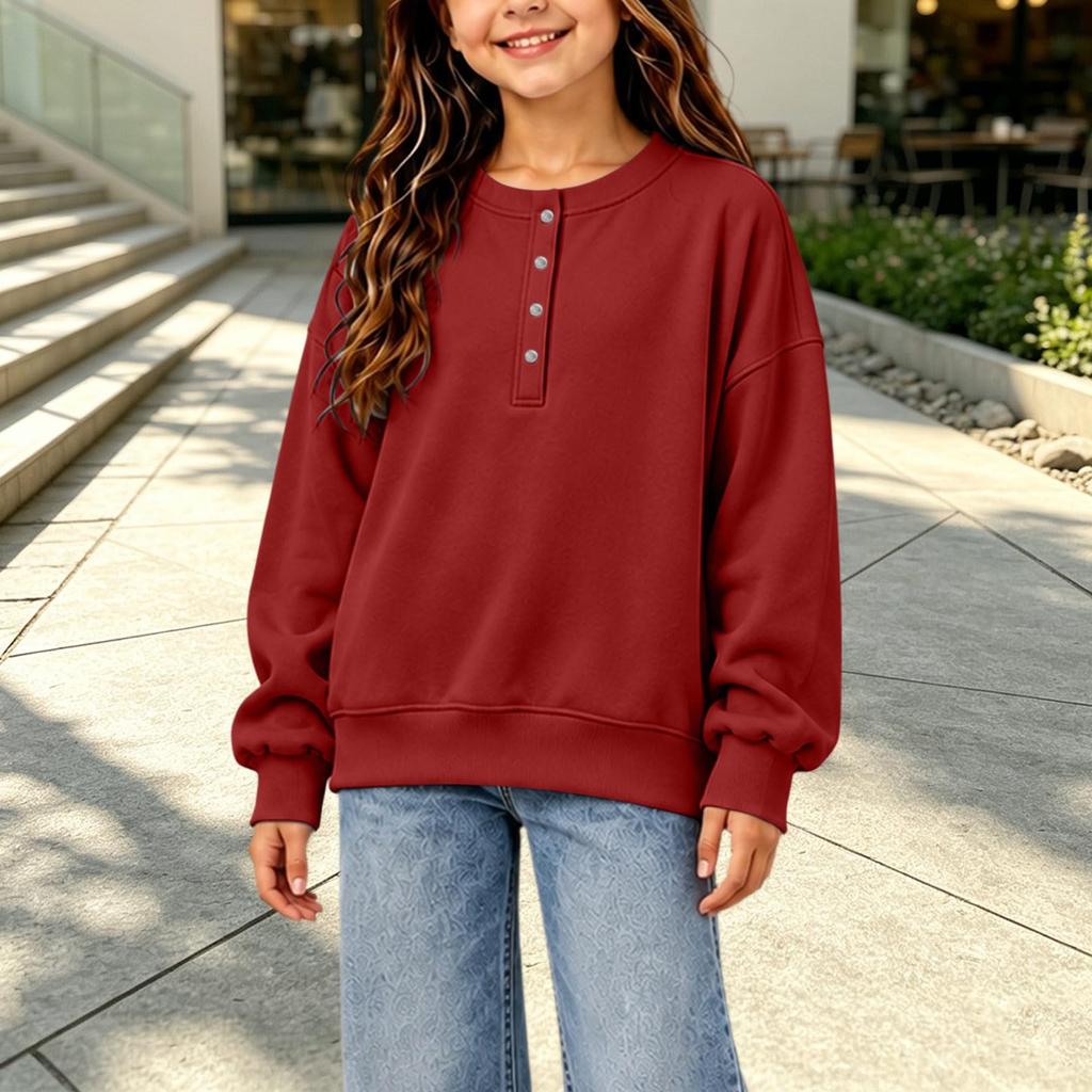 Boys and Girls Christmas Hoodie Sweatshirt Casual Comfortable Pullover Top for Holiday