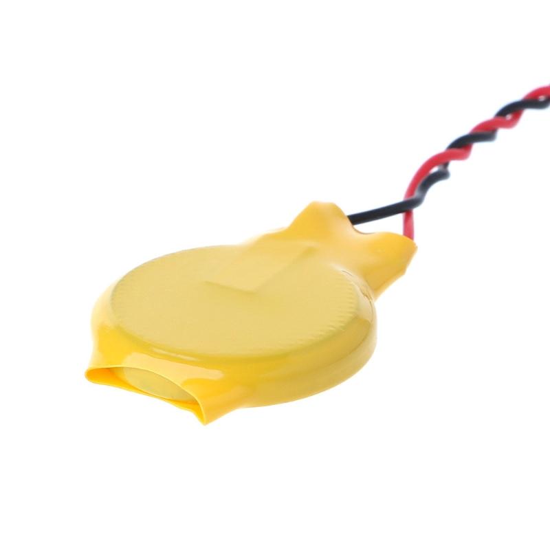 5PCS/LOT CR2032 2032 Battery with Wire 2pin Laptop Motherboard BIOS CMOS Battery with Wire Disassemble Button Battery