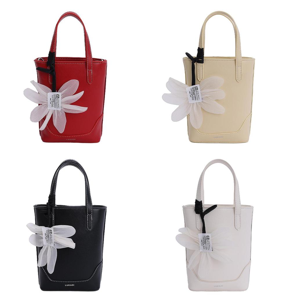 Solid Color Water Bucket Bag With Soft Pu Leather And Inner Phone Pocket For Summer Fashion