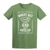 Worlds Best Dad No1 Unisexs Tshirt Gift For Dad Fathers Day Present Tshirt Top