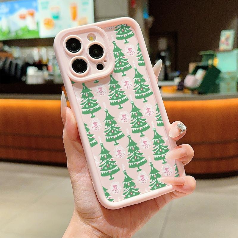Christmas models are suitable for iPhone16ProMax mobile phone case 15/16 Apple 13 anti-drop shock absorption 11/12Promax