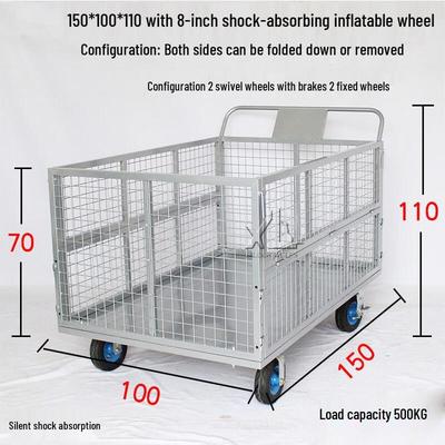 Xiaolang Heavy-Duty Folding Mesh Utility Cart