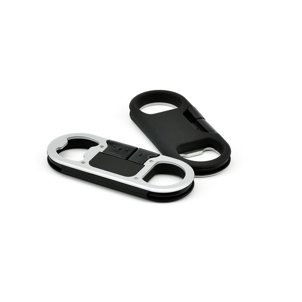 For Or Iphone Android Phone Portable Bottle Opener Keychain Charger Data Cable