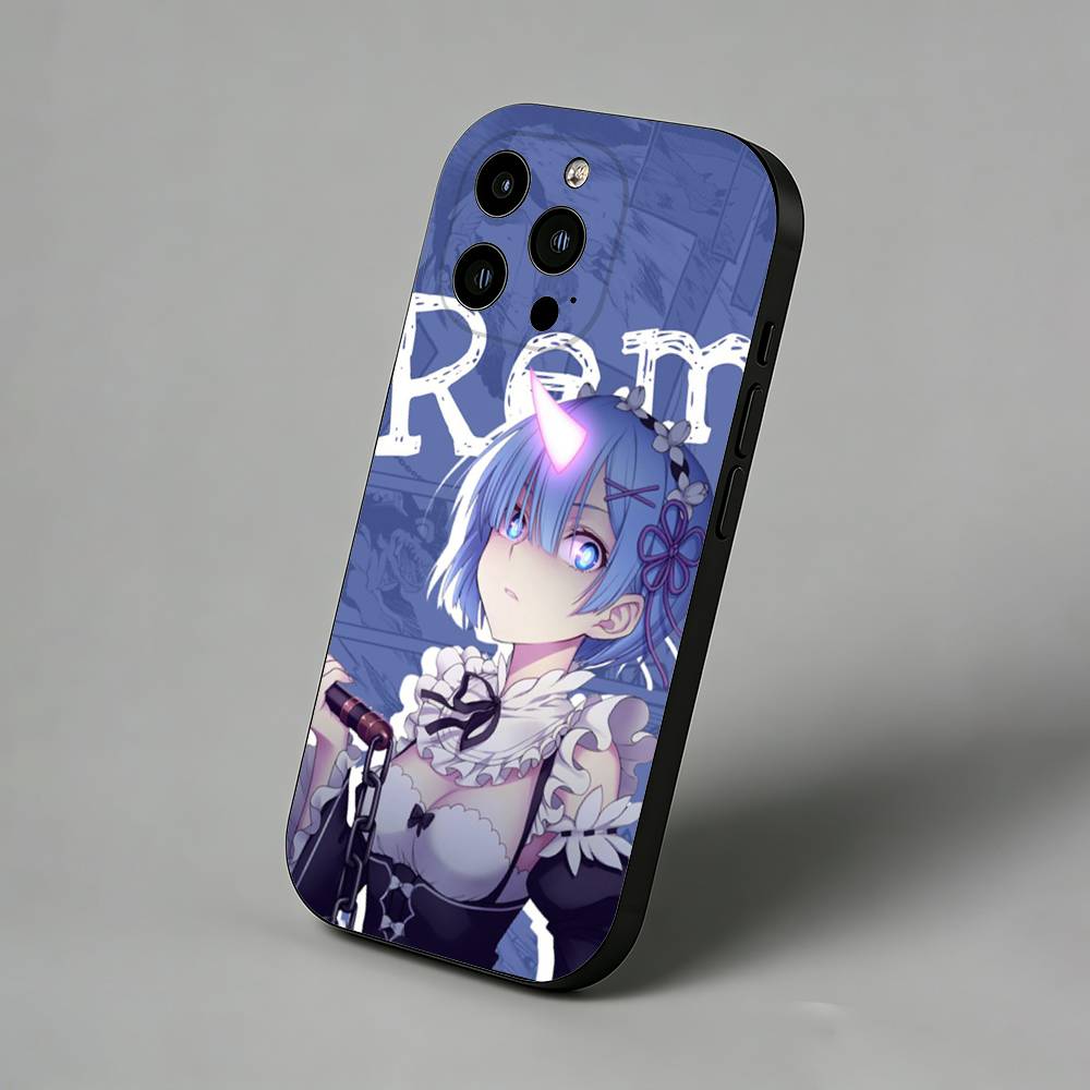 Rem R-Re Anime Z-Zero iPhone Case For 17 Air 16 Pro Max 16e 15 Plus 14 13 12 11 Back Protector Cover
