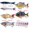 6Boxed Lure Set5PCSMulti-section Fish-shaped Bionic Bait, Soft Bait and Hard Bait, Suitable for Both Freshwater and Saltwater, P