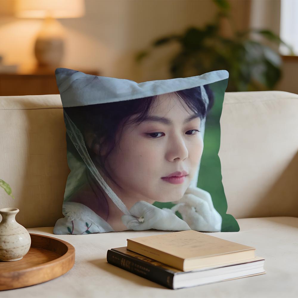 GL Romantic The HHandmaiden Cushion Cover Short Plush Pillowcase for Bed Sofa Carwashable