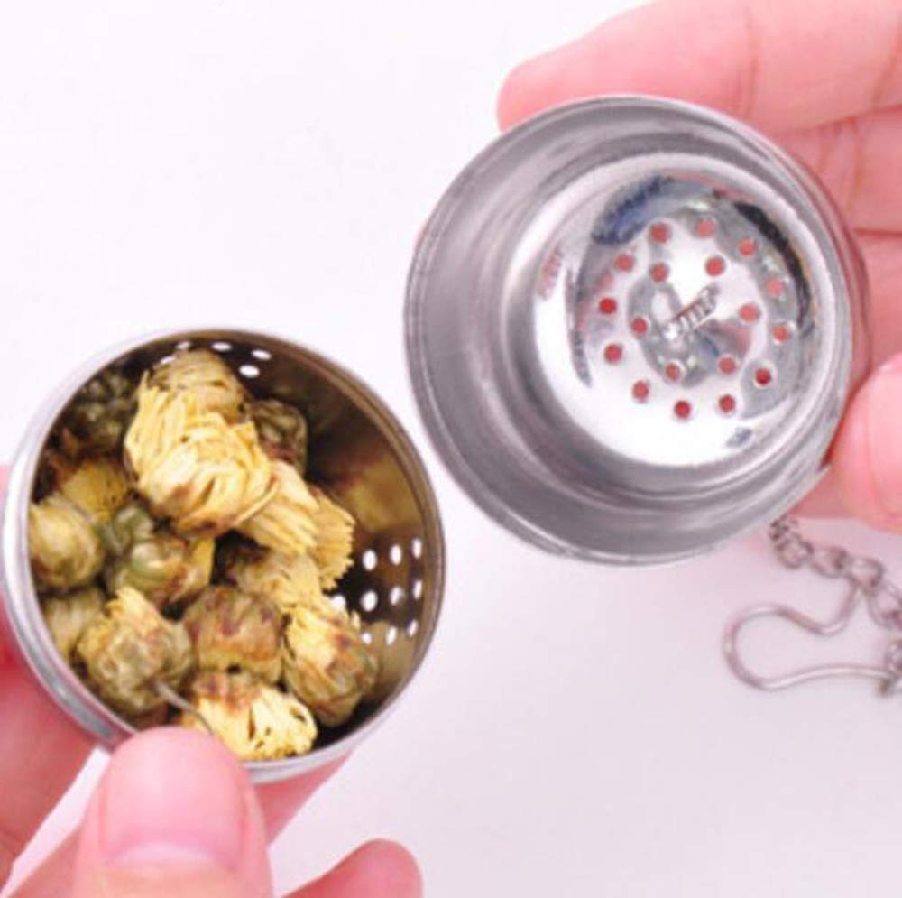 HJ Tea Strainer, Stainless Steel, Heat-Resistant and Rust-Resistant, for Straining Tea Leaves (Set of 3)