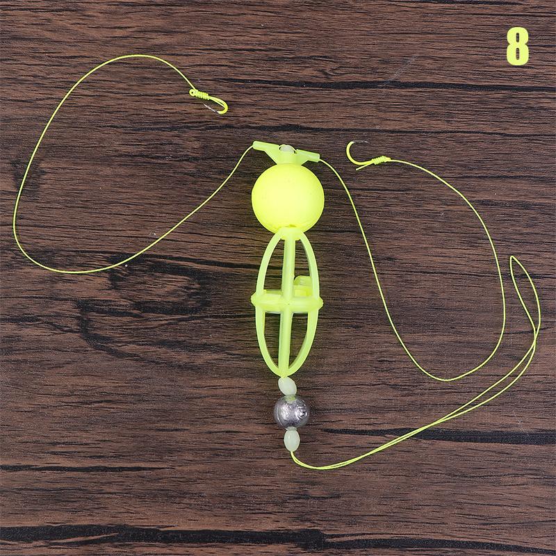 

1 шт. Клетка для прикормки для донной ловли, двойной крючок, для сыпучей прикормки, гранул, кукурузы, дождевых червей, рыболовные снасти, аксессуары