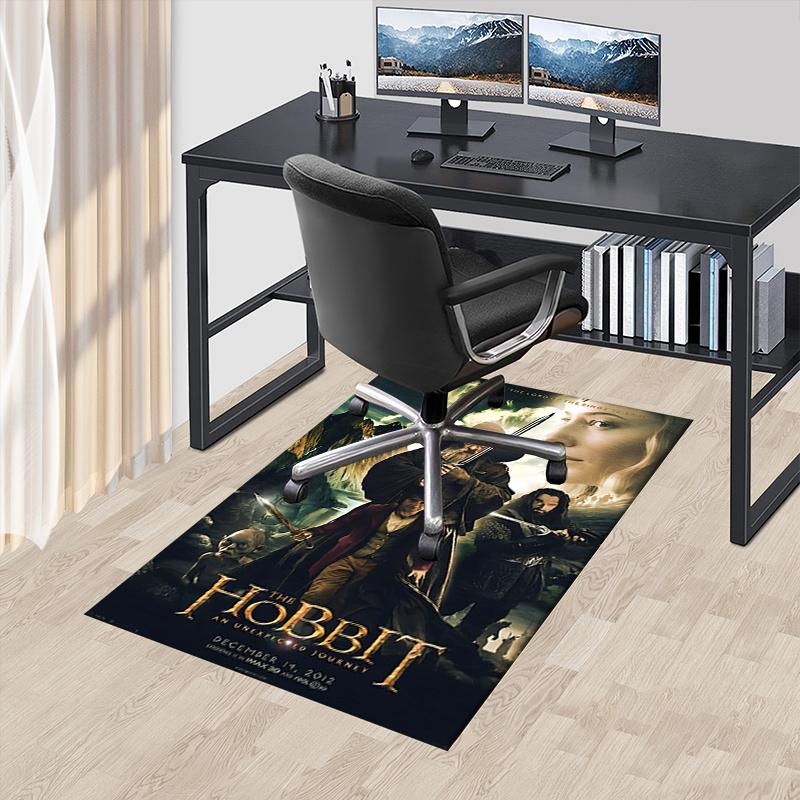 

Hobbit,Lord of the Rings Polyester Office Carpet Chair Mats, Home Decor Dormitory Floor Protector with Anti-Skid Backing, Large Area Coverag 60cm by 90cm