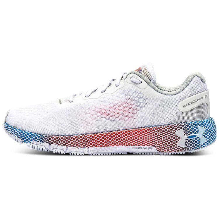 Under Armour HOVR Machina 2 CLRSHFT CN Fabric Sports Trend Comfortable Low-Top Lifestyle Casual Shoes Unisex Casual Shoes White 3025203-100