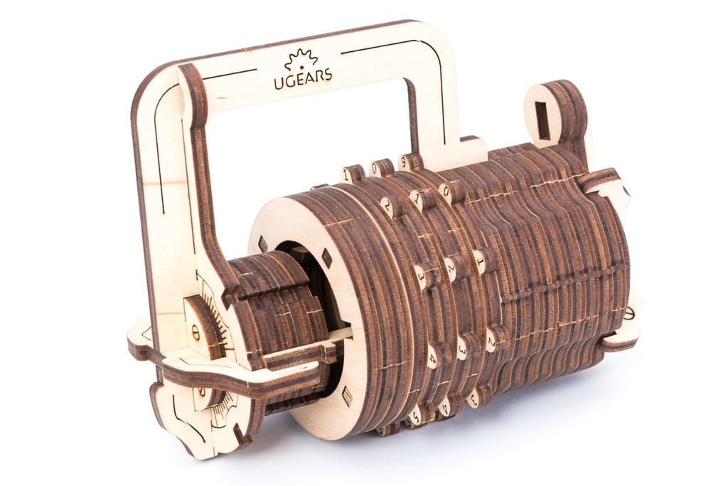 UGEARS Model Combination Lock 3D Wooden Puzzle Product Name