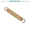 ACROPIX Motorcycle Side Stand Bracket Spring Kickstand Return Spring 9cm Length Fits Suzuki AX100 Bronze Tone 1pcs