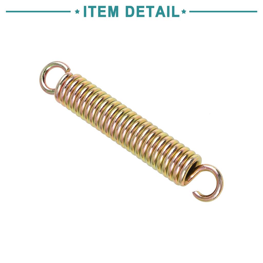 ACROPIX Motorcycle Side Stand Bracket Spring Kickstand Return Spring 9cm Length Fits Suzuki AX100 Bronze Tone 1pcs