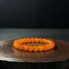 8mm Orange Crystal Bracelet: Simple, Stylish Bracelet for Men and Women