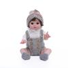 Cloveray Reborn Doll, 18-inch, Cute, Clothesable Baby Doll, Big Round-Eyed Vinyl Doll, Collectible Doll, Perfect Gift for Christmas, Birthday, New