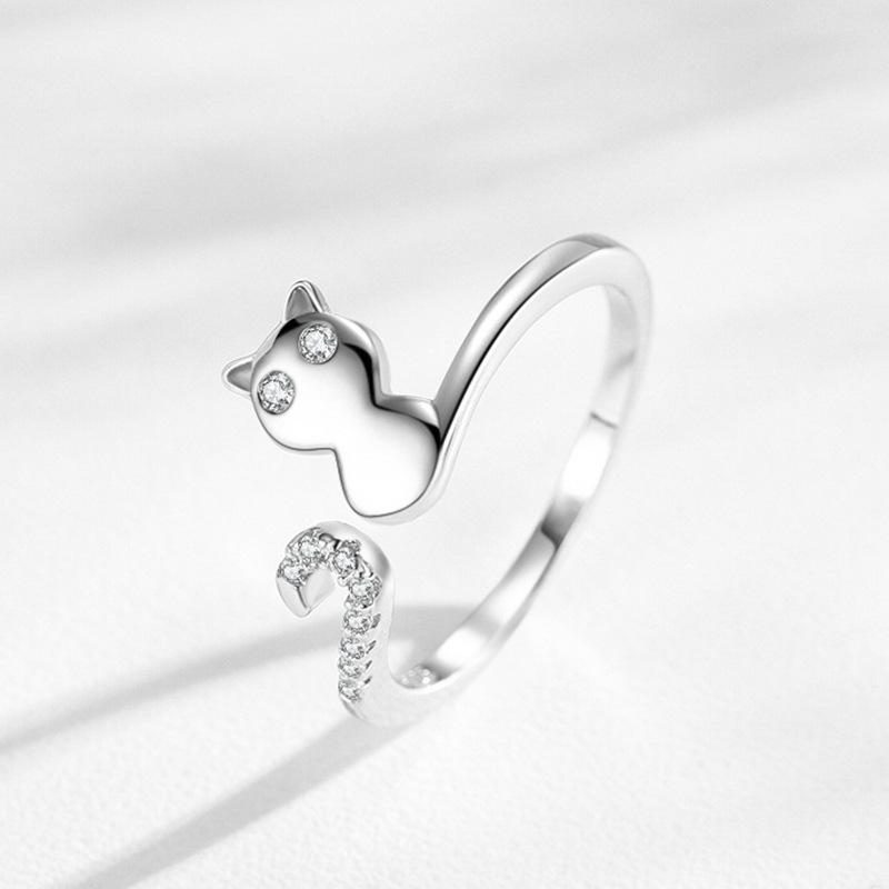 Tancise Classic 925 Sterling Silver  Zircon Ring Ladies Jewelry Wedding Promise Party Gift