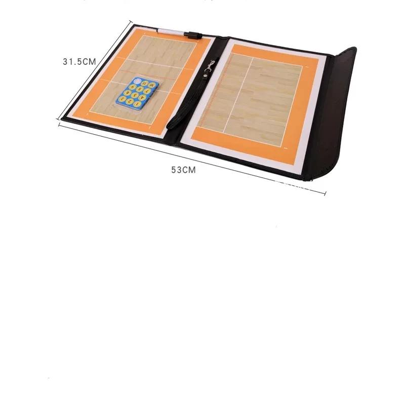 Magnetic Writable Volleyball Coaching Clipboard-Portable Foldable Tactical Board Ideal Strategy Tool for Training & Competition