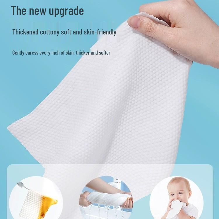 Compact Compressed Pure Cotton Towels - Thick, Individually Wrapped, Perfect for Travel, Easy Makeup Removal.