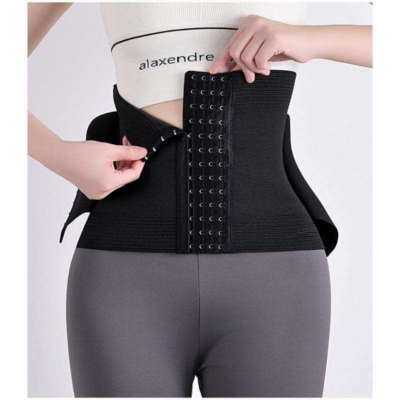 Women Front Hook Eye Tummy Control High Elastic Slim Waist Trainer Body Shaping Corset