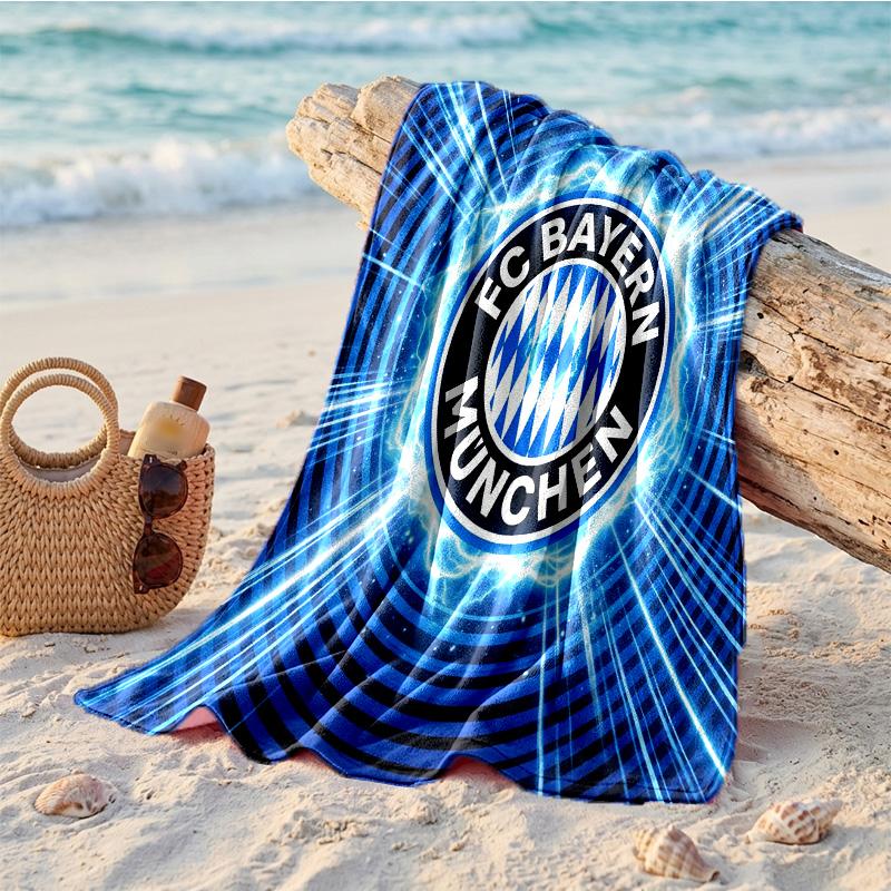 Bayern Munich Print Microfiber Beach Towel Quick Dry Absorbent Large Towel For Beach Swimming Travel