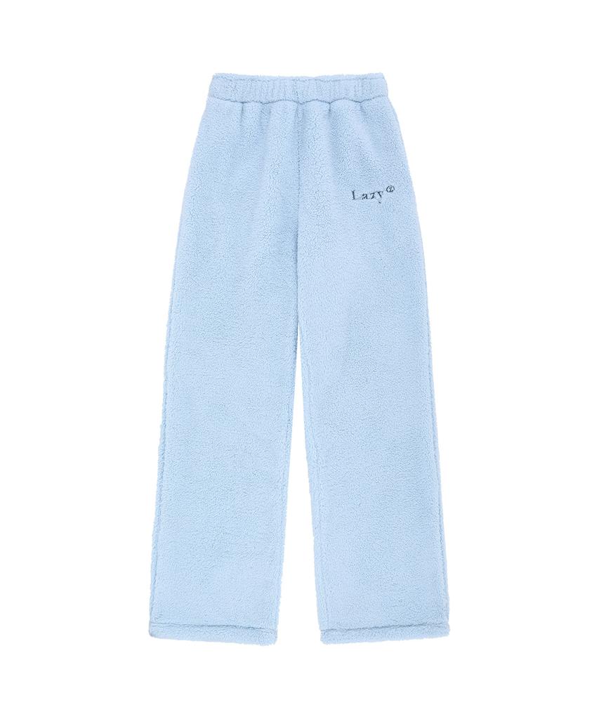 Leijiji Cozy Fuzzy Oversized Fleece Pants (3 Colors)