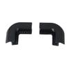 2PCS Black ABS Rear Window Seal Corners for BMW E36 Sedan 3 Series High-Quality Replacement Auto Parts for E36 Saloon Models